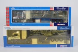 Corgi - 2 x limited edition trucks in 1:50 scale,