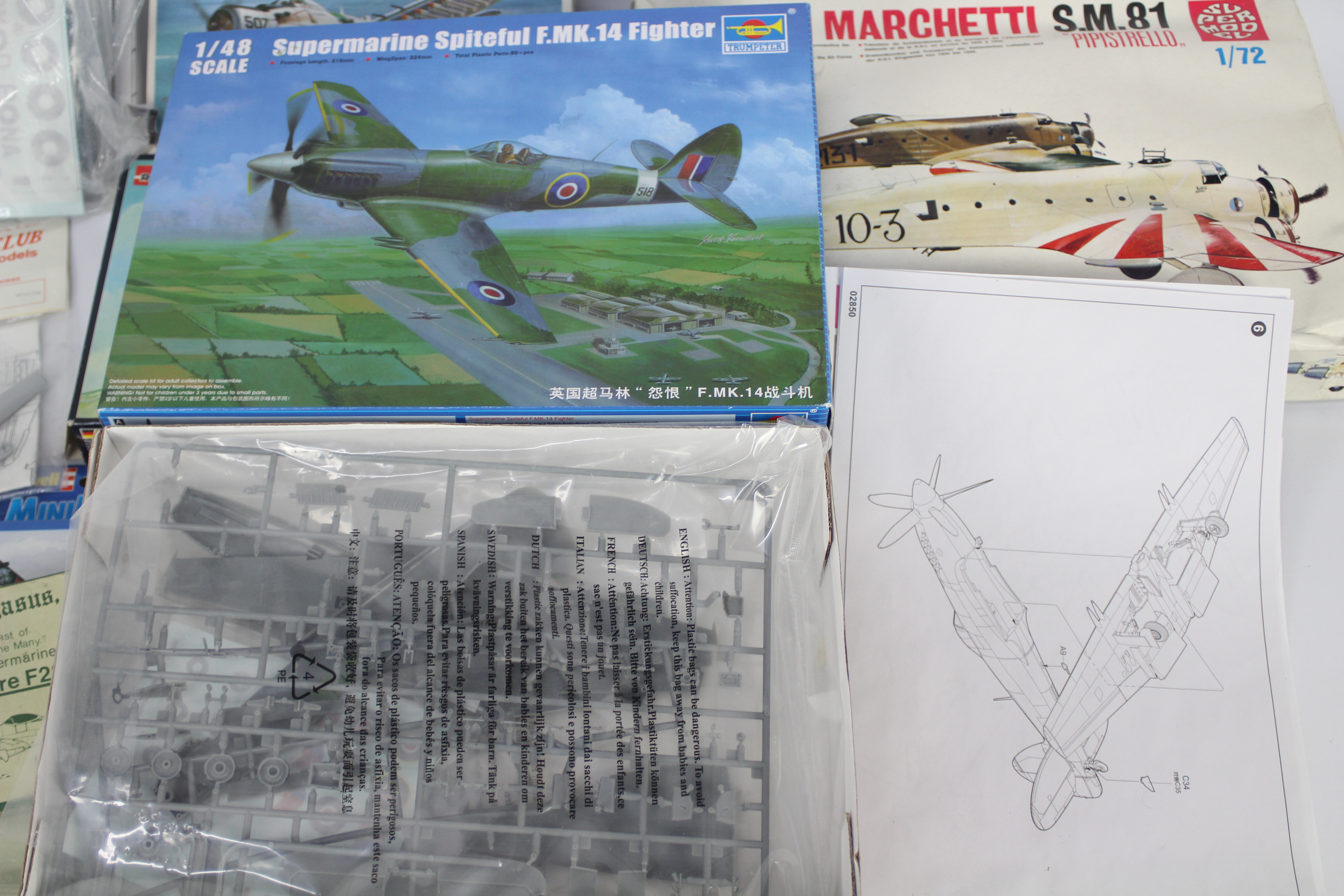 A collection of 10 predominately boxed / bagged plastic model kits and model conversion kits in - Image 2 of 2