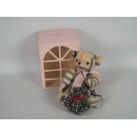 Burberry - A boxed Burberry Teddy Bear with an unmarked small check bear.