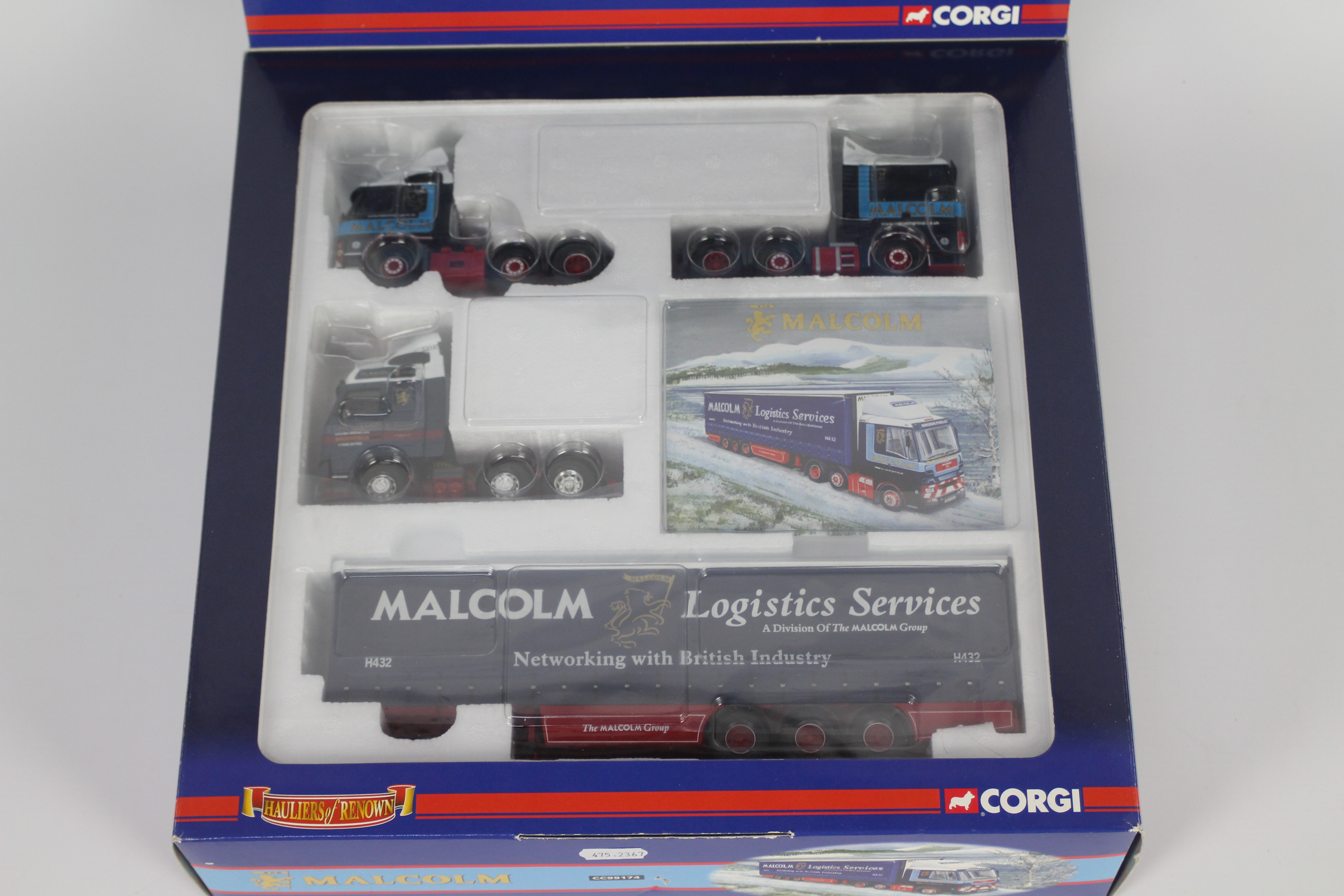 Corgi - Hauliers Of Renown - A boxed limited edition Malcolm Logistics set with three tractor units - Image 2 of 3