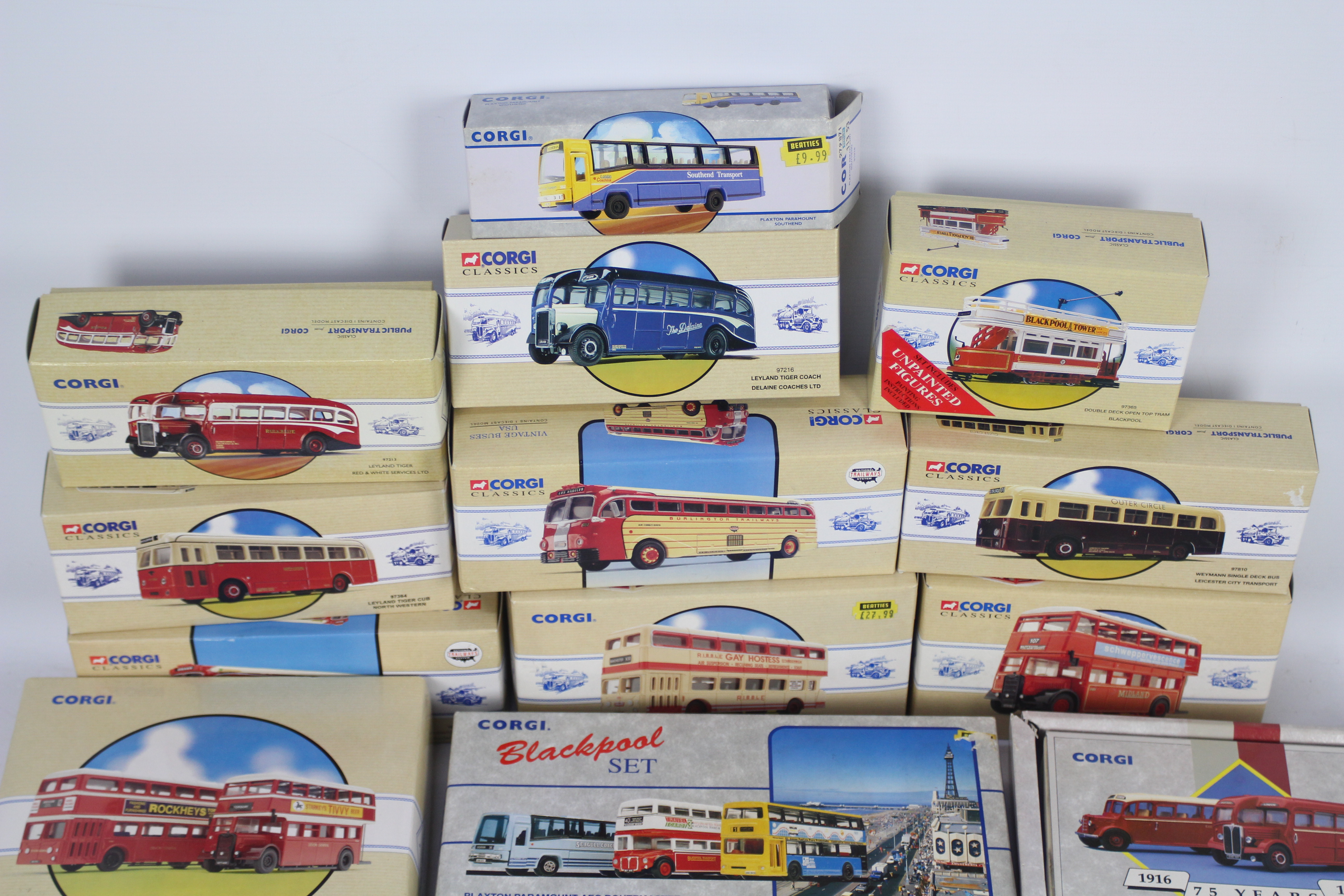 Corgi Classics - 19 boxed Corgi Classic diecast model buses. - Image 2 of 3