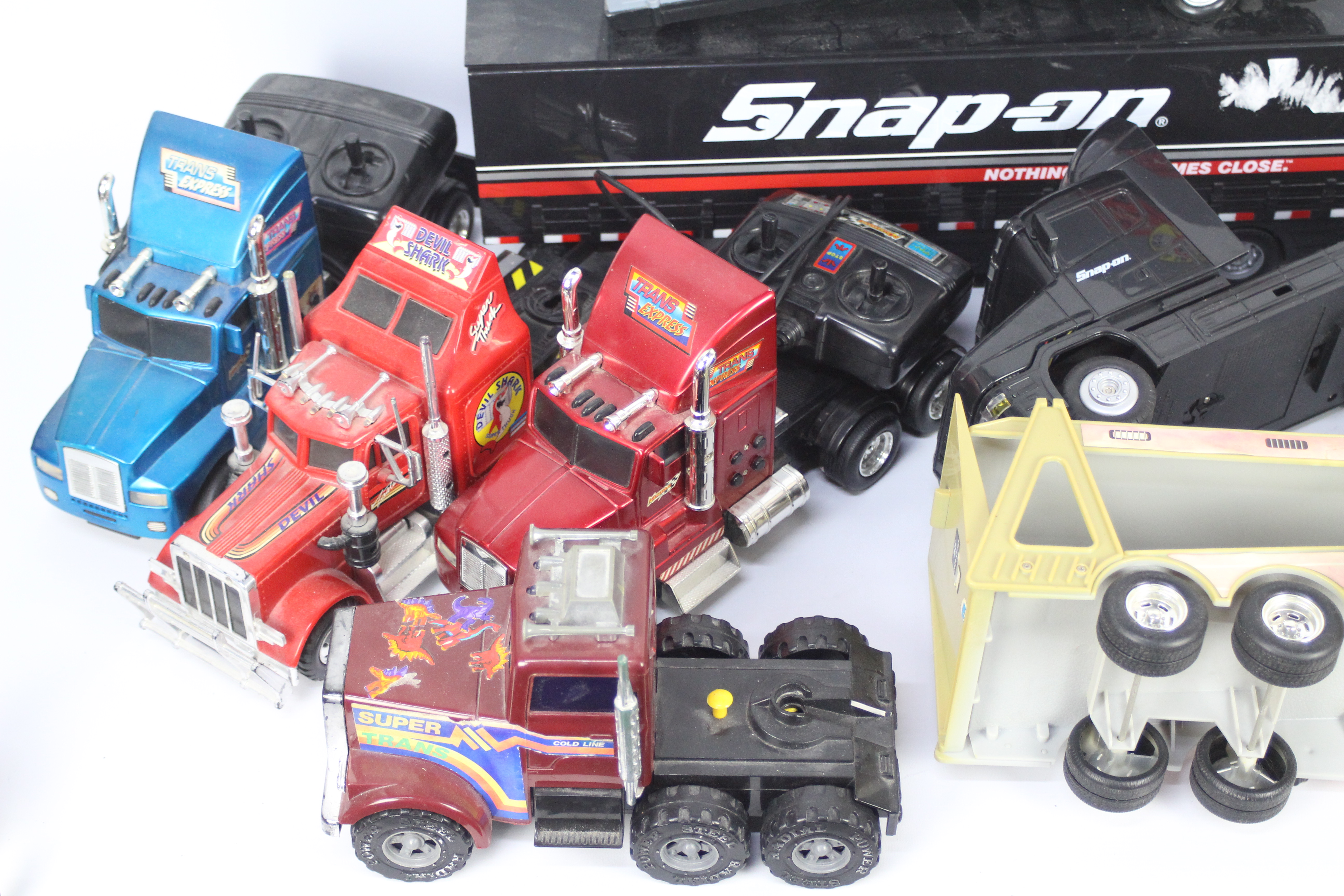 Impact International Toys - 5 x large American style trucks including a Devil Shark Super Truck, - Image 2 of 3