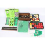 Subbuteo - Aramith - A collection of vintage Subbuteo figures and accessories and two sets of
