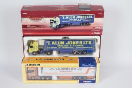 Corgi - Hauliers Of Renown - 2 x limited edition trucks, a Scania Topline fridge trailer in L.E.