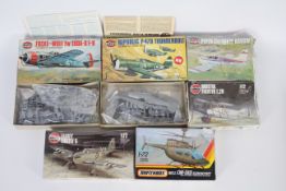 Airfix, Matchbox - Six boxed 1:72 scale plastic aircraft kits.