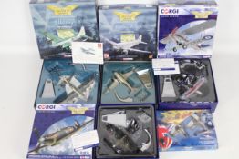 Corgi Aviation Archive - 5 x boxed WWII military aircraft mostly in 1:144 scale,