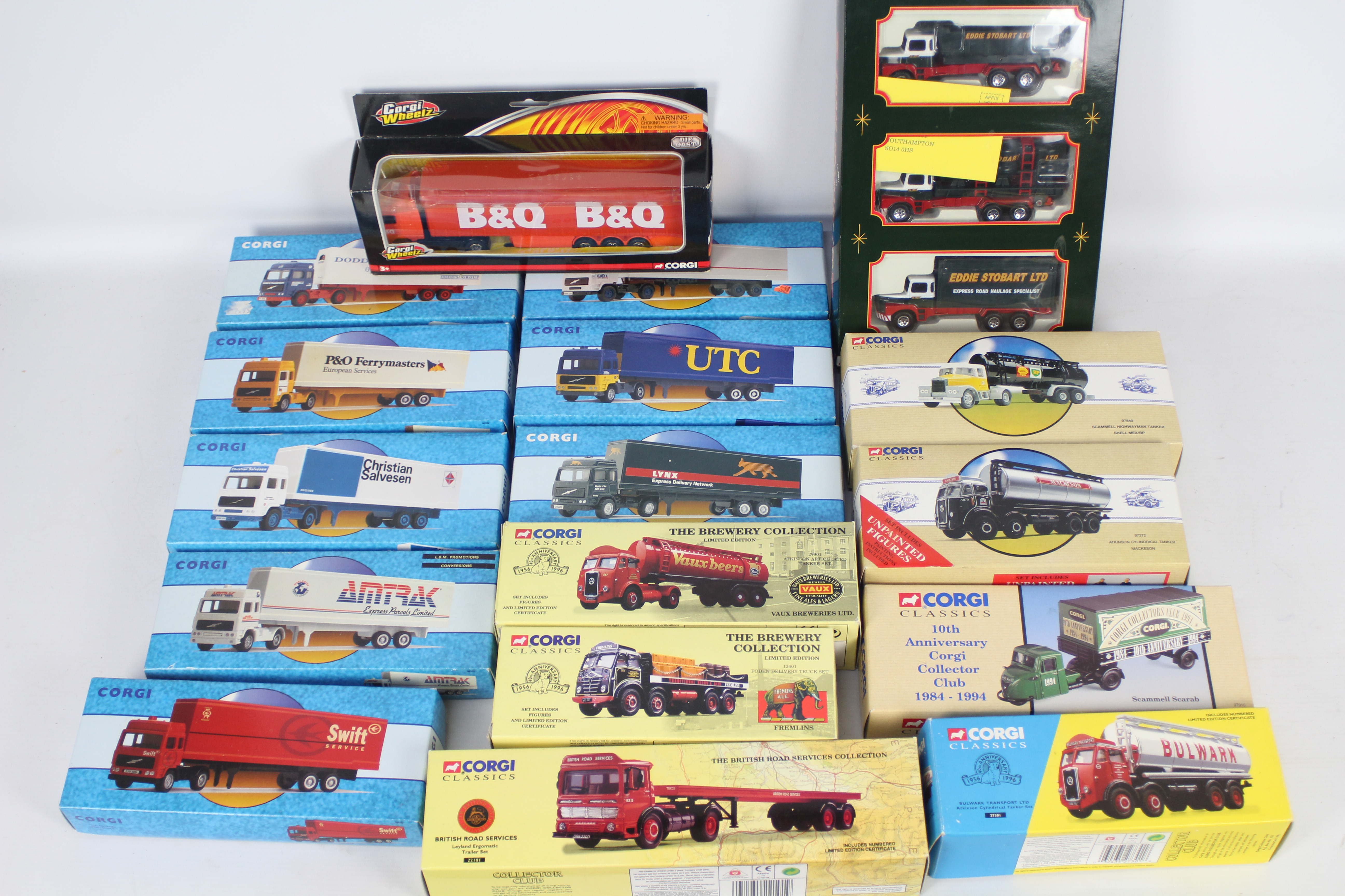 Corgi Classics - 17 boxed diecast Corgi Classic vehicles in various scales.