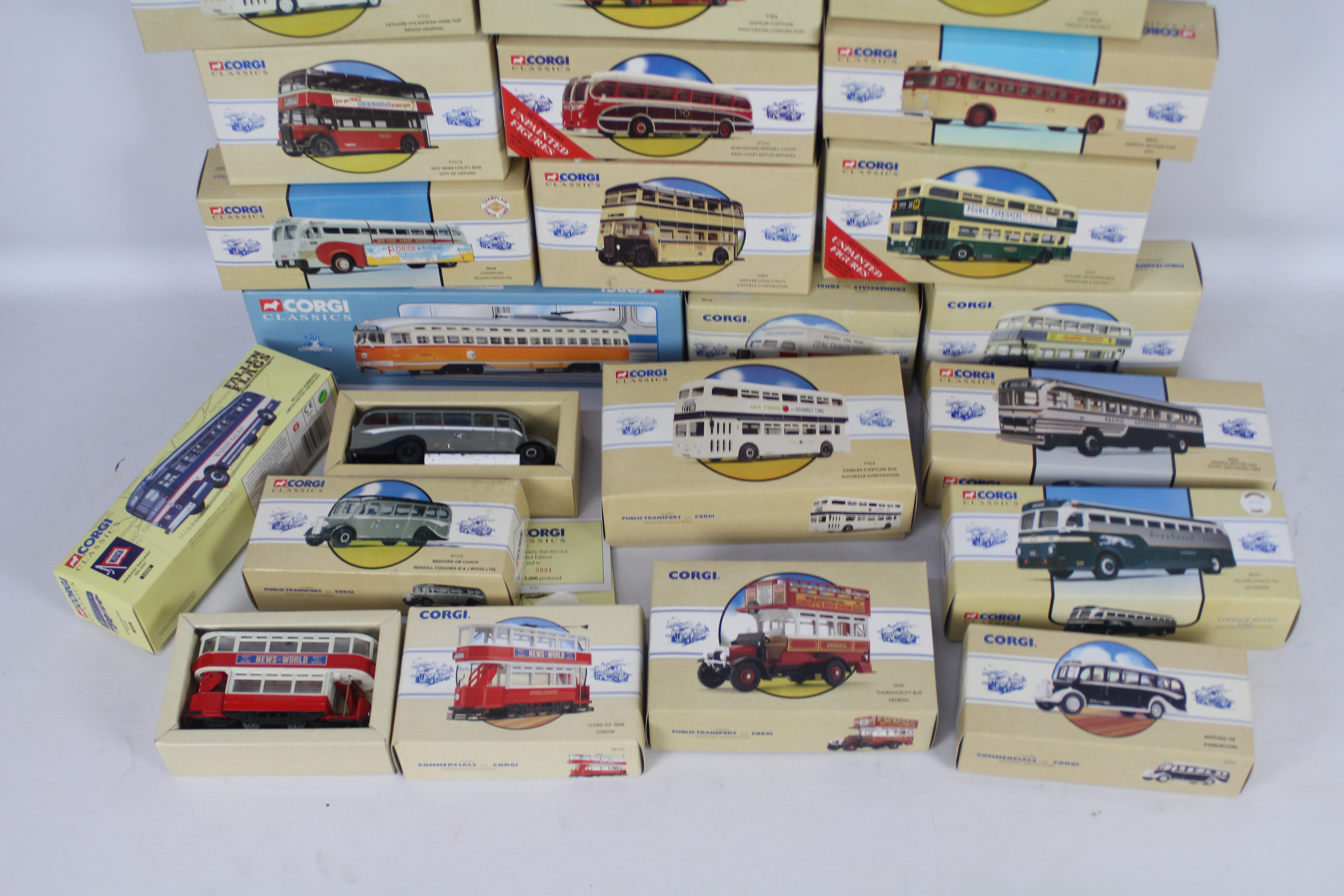 Corgi Classics - 19 boxed Corgi Classic diecast models predominately buses. - Image 2 of 2