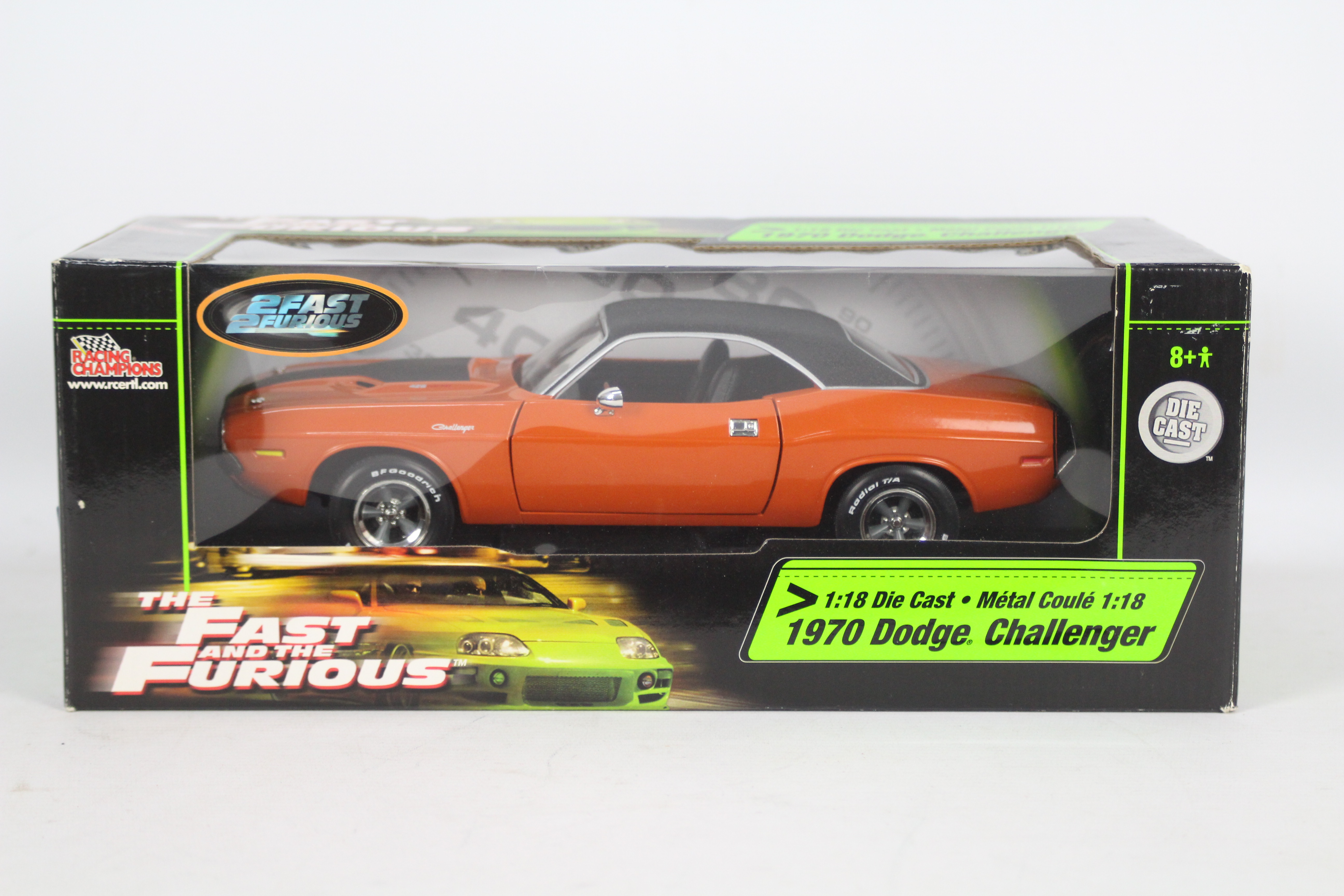 Racing Champions / Ertl - A boxed 1:18 scale 'Fast & Furious' diecast 1970 Dodge Challenger. - Image 3 of 3