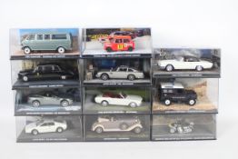 Universal Hobbies / GE Fabbri - 11 boxed diecast model vehicles from 'The James Bond Car