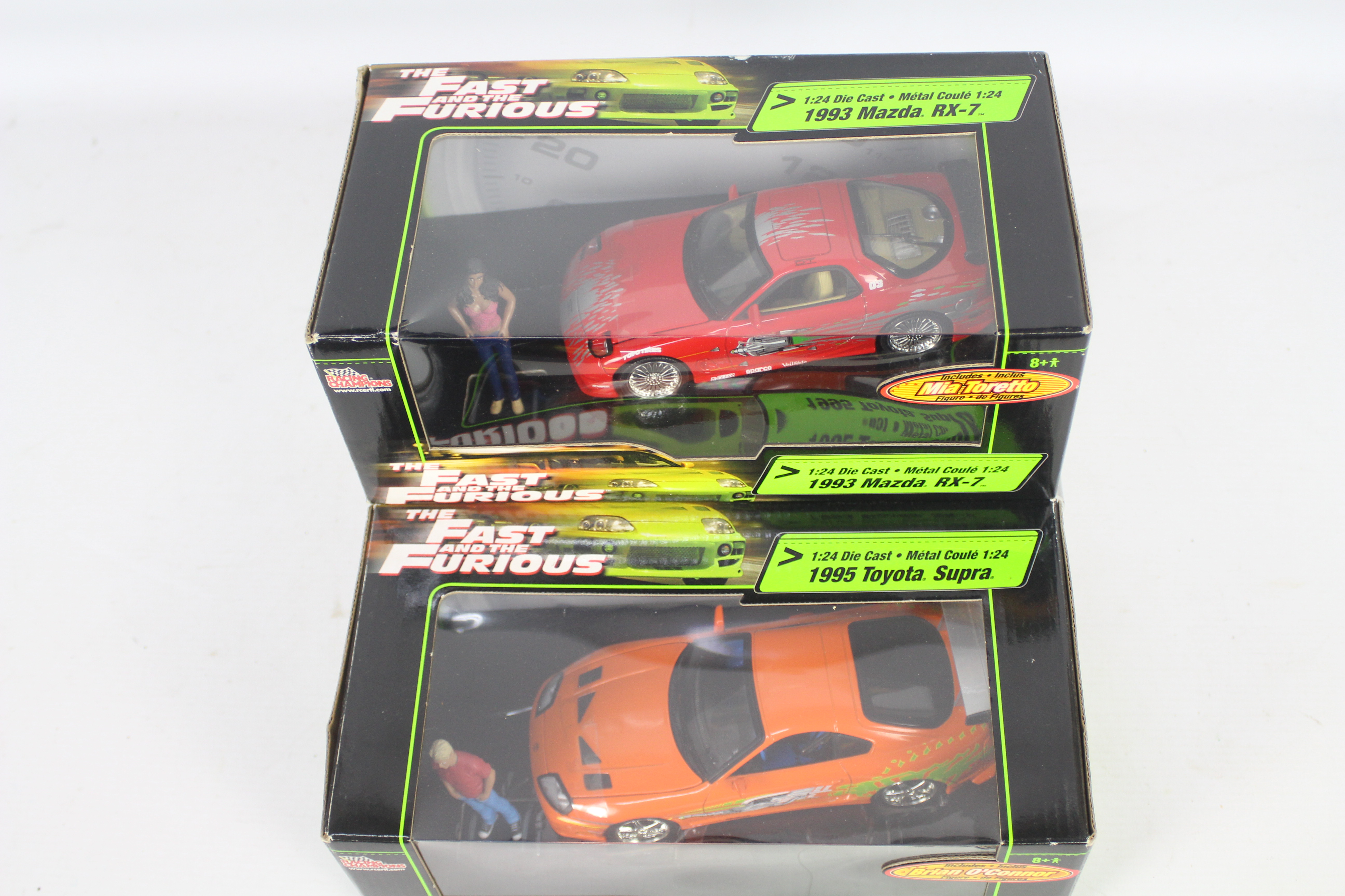 Racing Champions / Ertl - Two boxed 1:24 scale 'Fast & Furious' diecast model cars. - Image 2 of 3