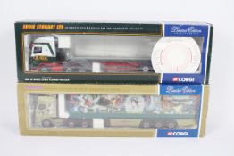 Corgi - Eddie Stobart - 2 x boxed limited edition trucks,