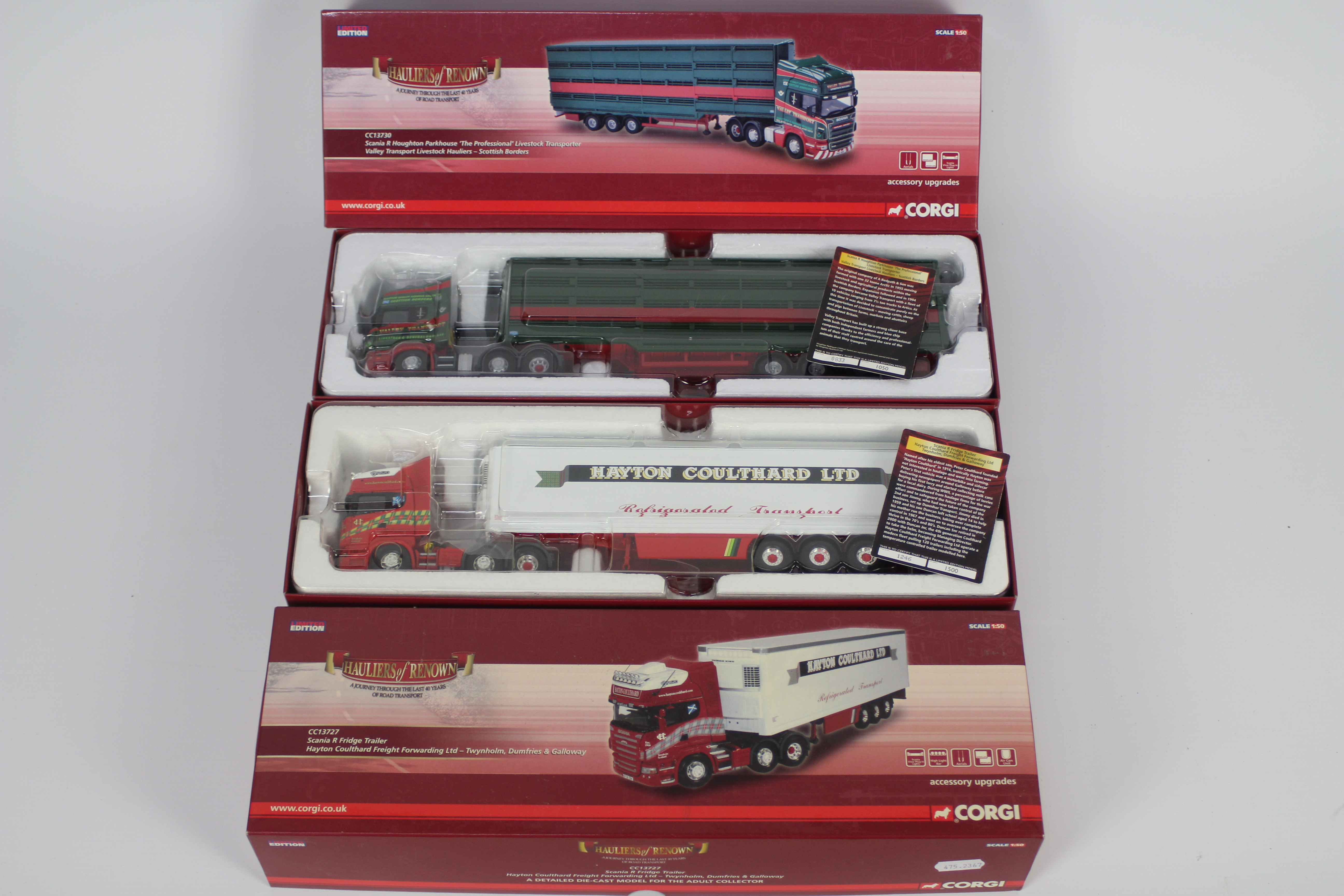 Corgi - Hauliers Of Renown - 2 x limited edition trucks,