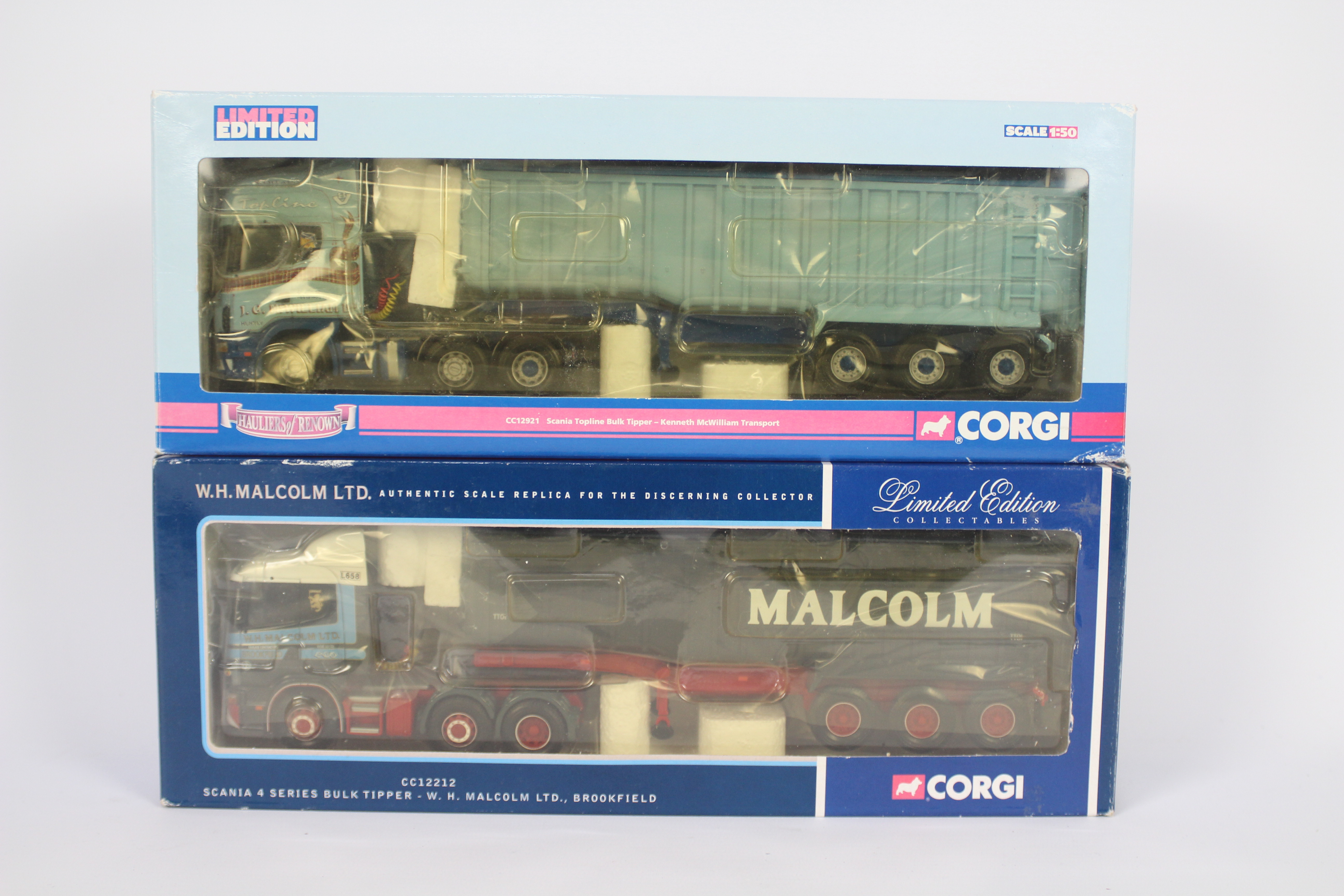 Corgi - 2 x limited edition trucks in 1:50 scale,