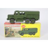 Dinky - A boxed Dinky Medium Artillery Tractor # 689.