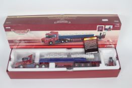 Corgi - Hauliers Of Renown - A boxed limited edition Scania T Dropside with sand bag load and a