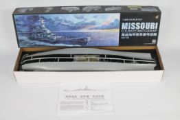 Very Fire - A boxed plastic 1:350 scale Very Fire VF350003 Missouri US Navy Battleship model ship