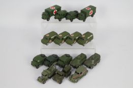 Dinky - Corgi - Days Gone - 16 x unboxed Military vehicles including five # 688 Field Artillery