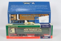 Corgi - Two boxed Corgi Limited Edition 1:50 scale diecast trucks.