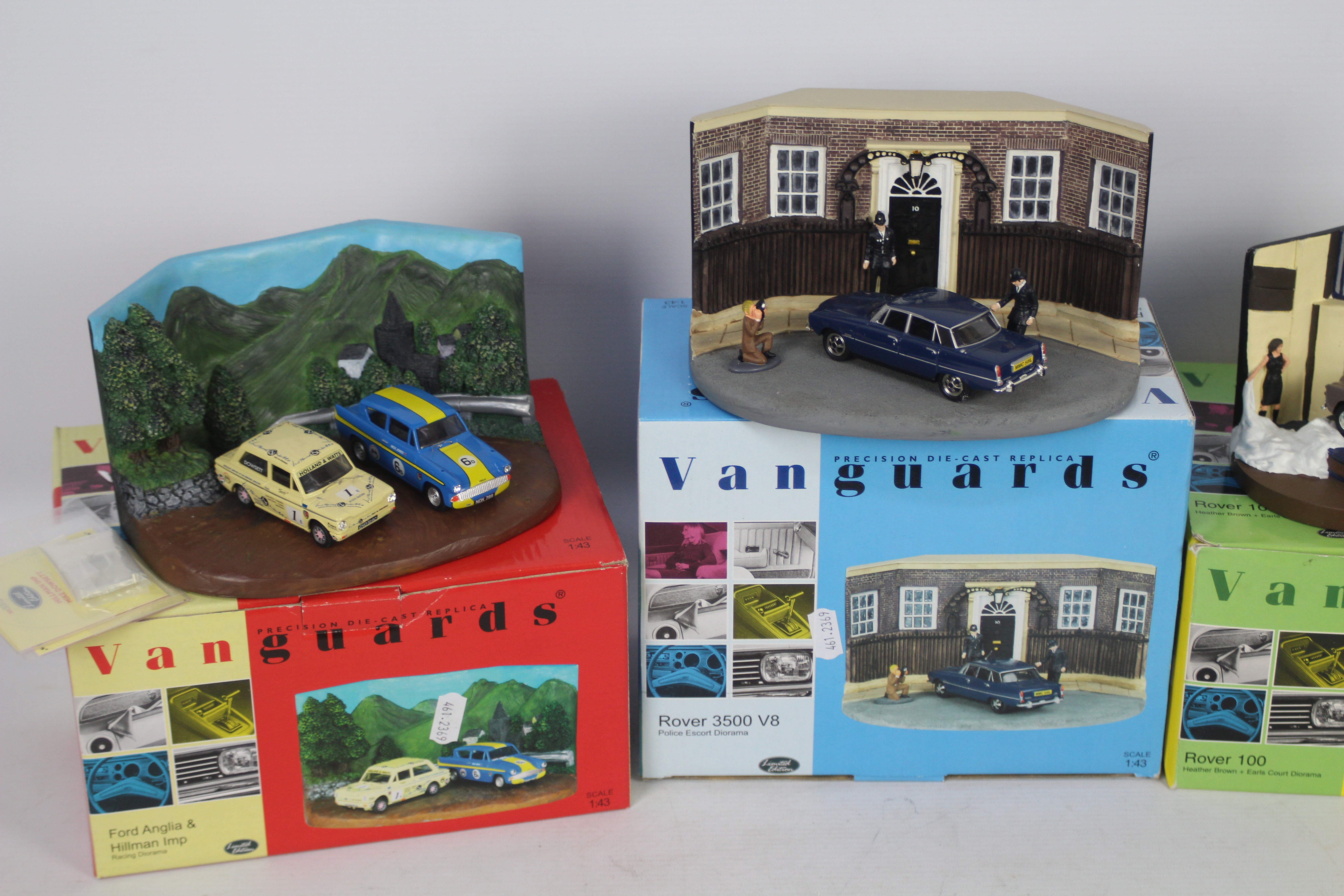 Vanguards - Three boxed 1:43 scale diecast model vehicle set. - Image 2 of 3