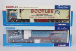 Corgi - 2 x boxed limited edition trucks,