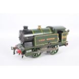 Hornby - A circa 1940 clockwork O Gauge 0-4-0 tank engine number 4560 in Great Western green livery.