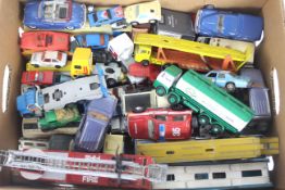 Matchbox - Corgi - Majorette - Saico - A collection of 50 plus play worn vehicles in various scales