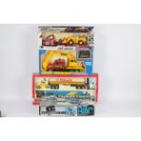 New Bright - GB Toy - Zap Toys - 4 x boxed vintage American style trucks including a friction