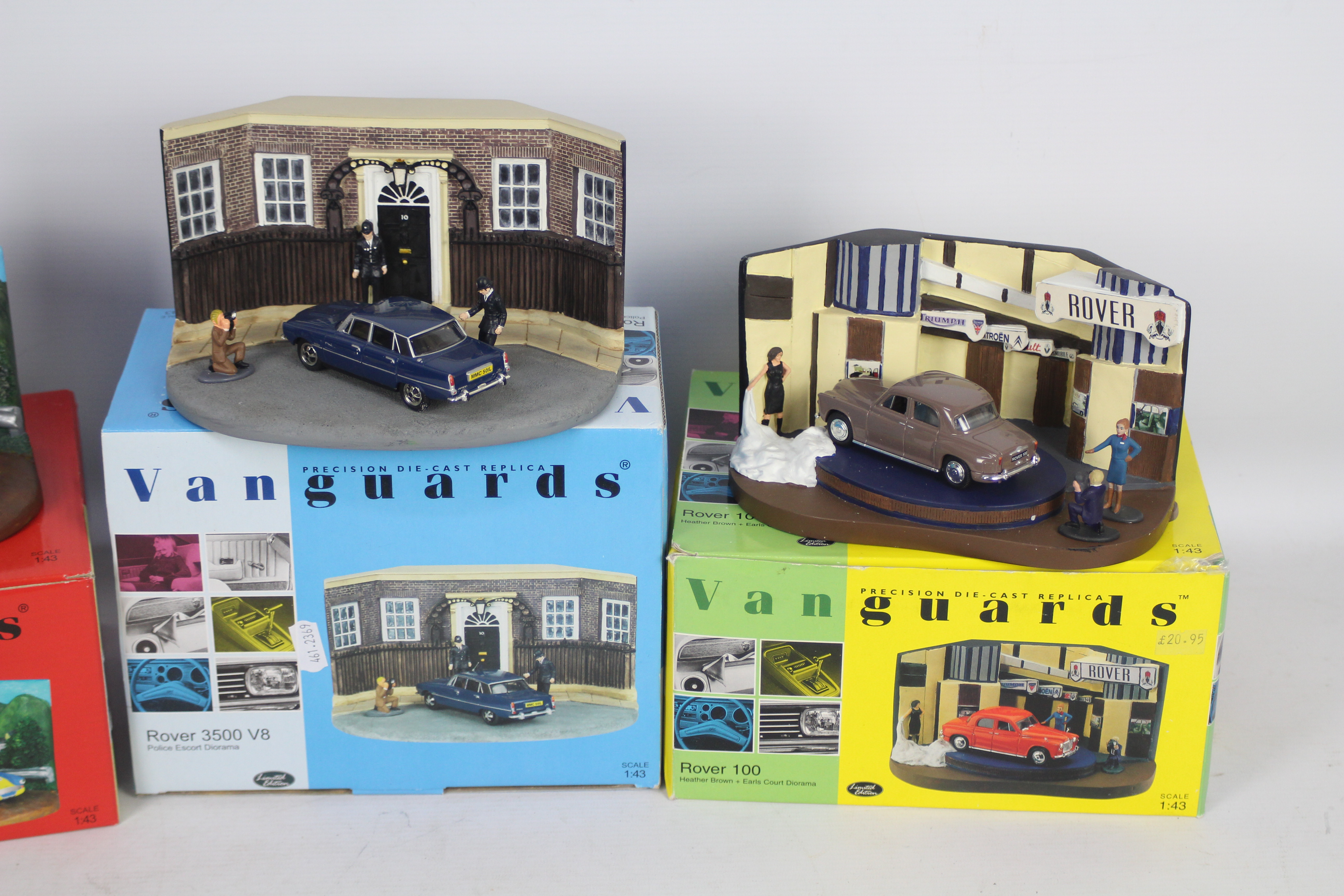 Vanguards - Three boxed 1:43 scale diecast model vehicle set. - Image 3 of 3