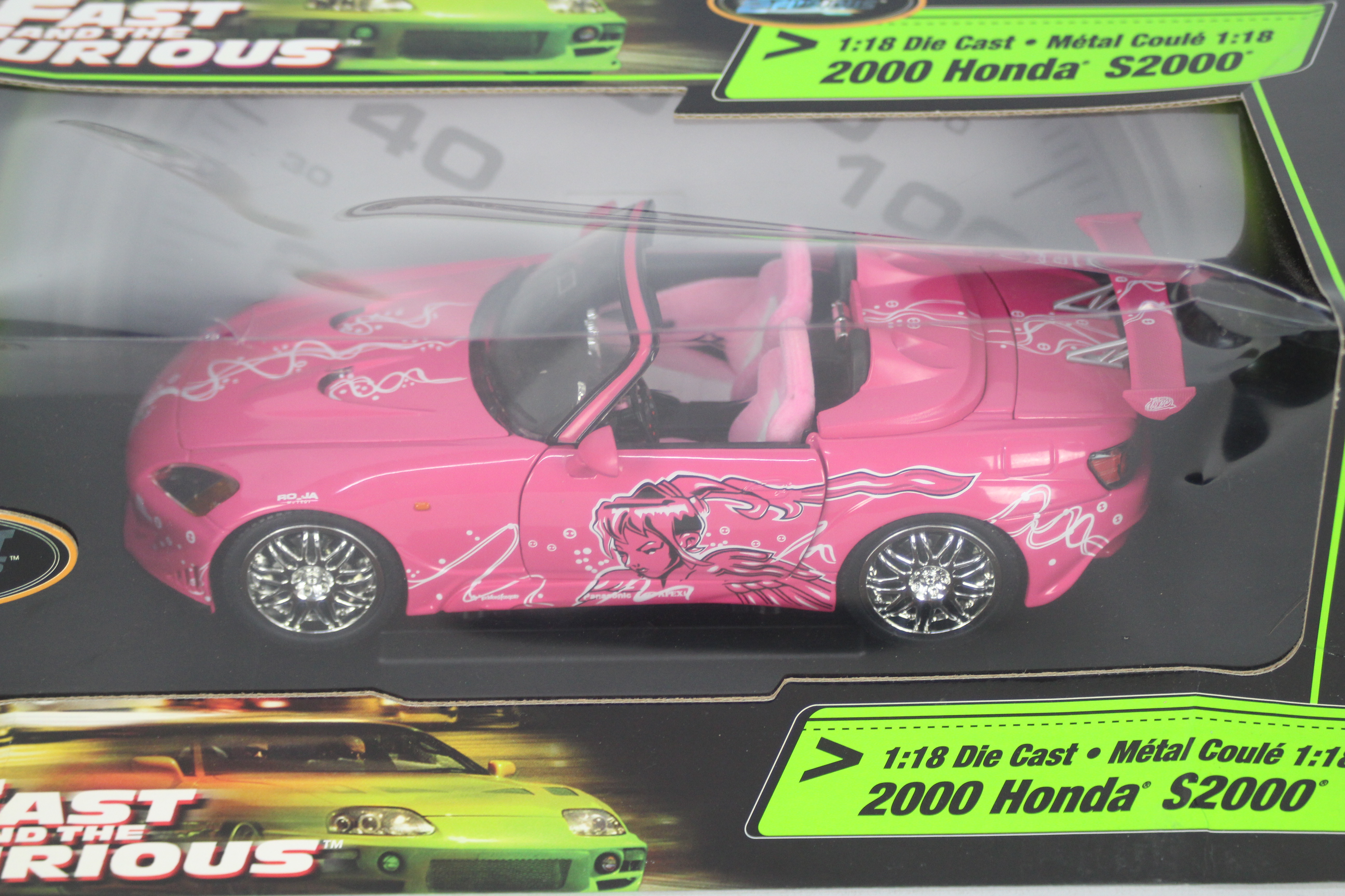 Racing Champions / Ertl - A boxed 1:18 scale 'Fast & Furious' diecast 2000 Honda s2000. - Image 2 of 2