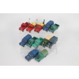 Corgi - 12 x unboxed Land Rover models including three # 416 RAC Radio Rescue cars,