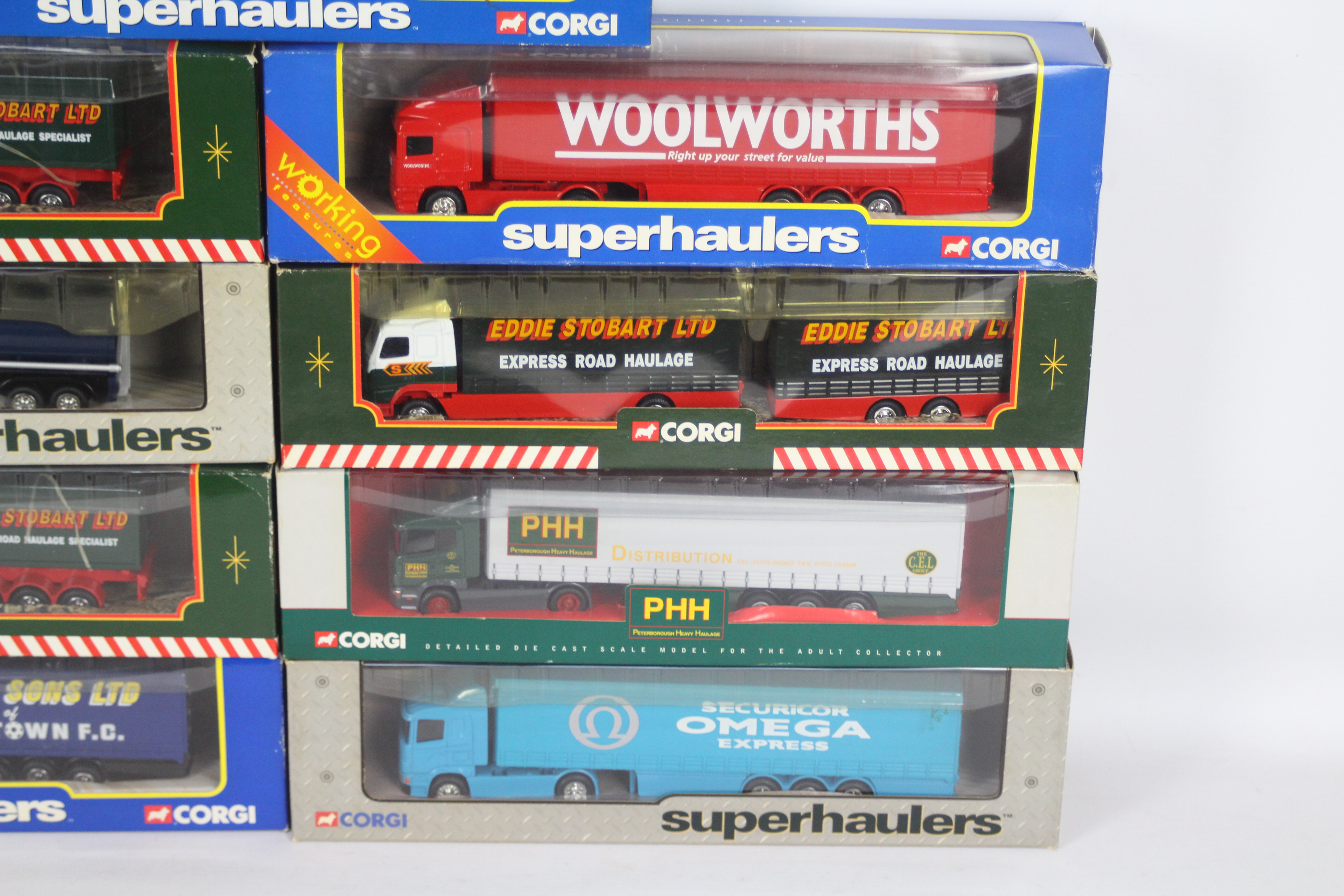 Corgi - A boxed group 9 1:64 scale diecast model trucks from Corgi. - Image 3 of 3