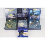 Corgi Aviation Archive - 4 x boxed WWII AVRO Lancaster military aircraft in 1:144 scale,