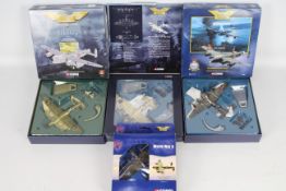 Corgi Aviation Archive - 4 x boxed WWII AVRO Lancaster military aircraft in 1:144 scale,