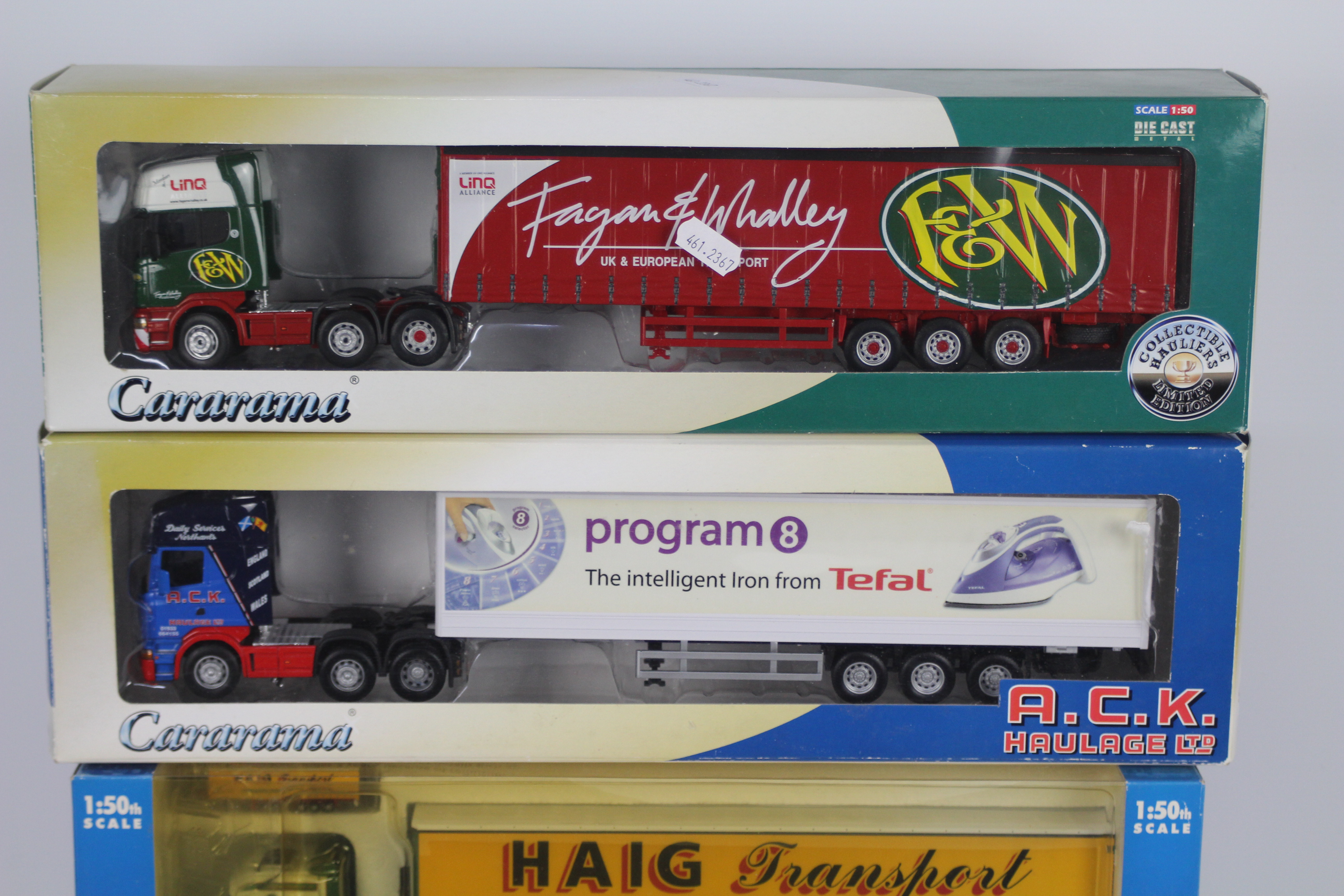 Corgi - Cararama - Universal Hobbies - 4 x boxed trucks in 1:50 scale including Leyland DAF - Image 3 of 3