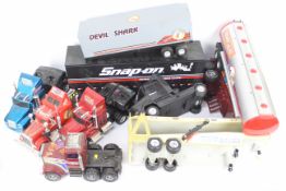 Impact International Toys - 5 x large American style trucks including a Devil Shark Super Truck,