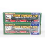 Corgi - Two boxed Limited Edition diecast 1:50 scale trucks in 'Eddie Stobart Ltd.' liveries.