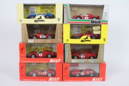 Model Best - Art Model - Brumm - Model Box - 8 x boxed Ferrari models in 1:43 scale including a