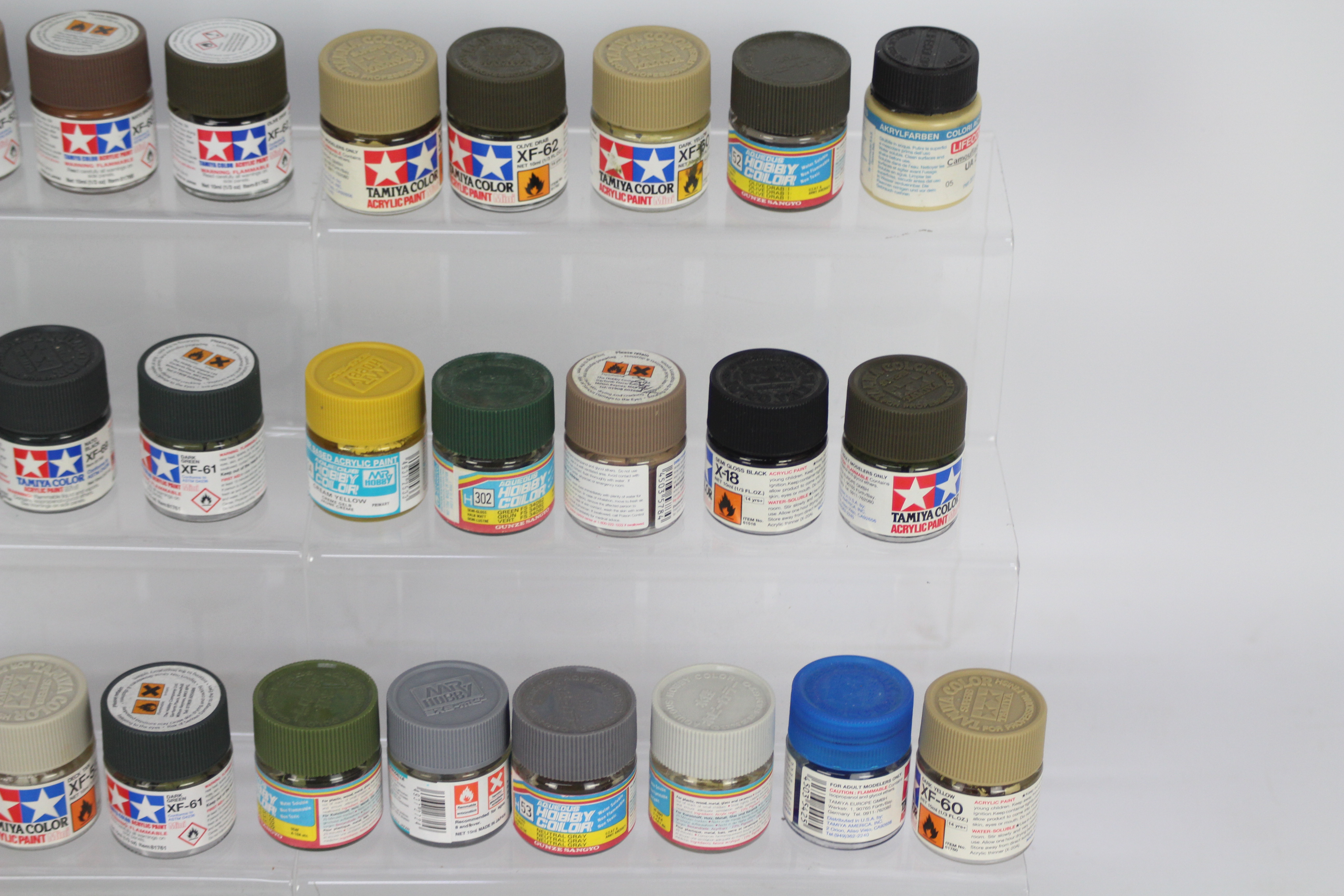 Tamiya, Lifecolor; MR Hobby Color - 43 mainly acrylic 10ml model paints, predominately by Tamiya. - Image 3 of 4