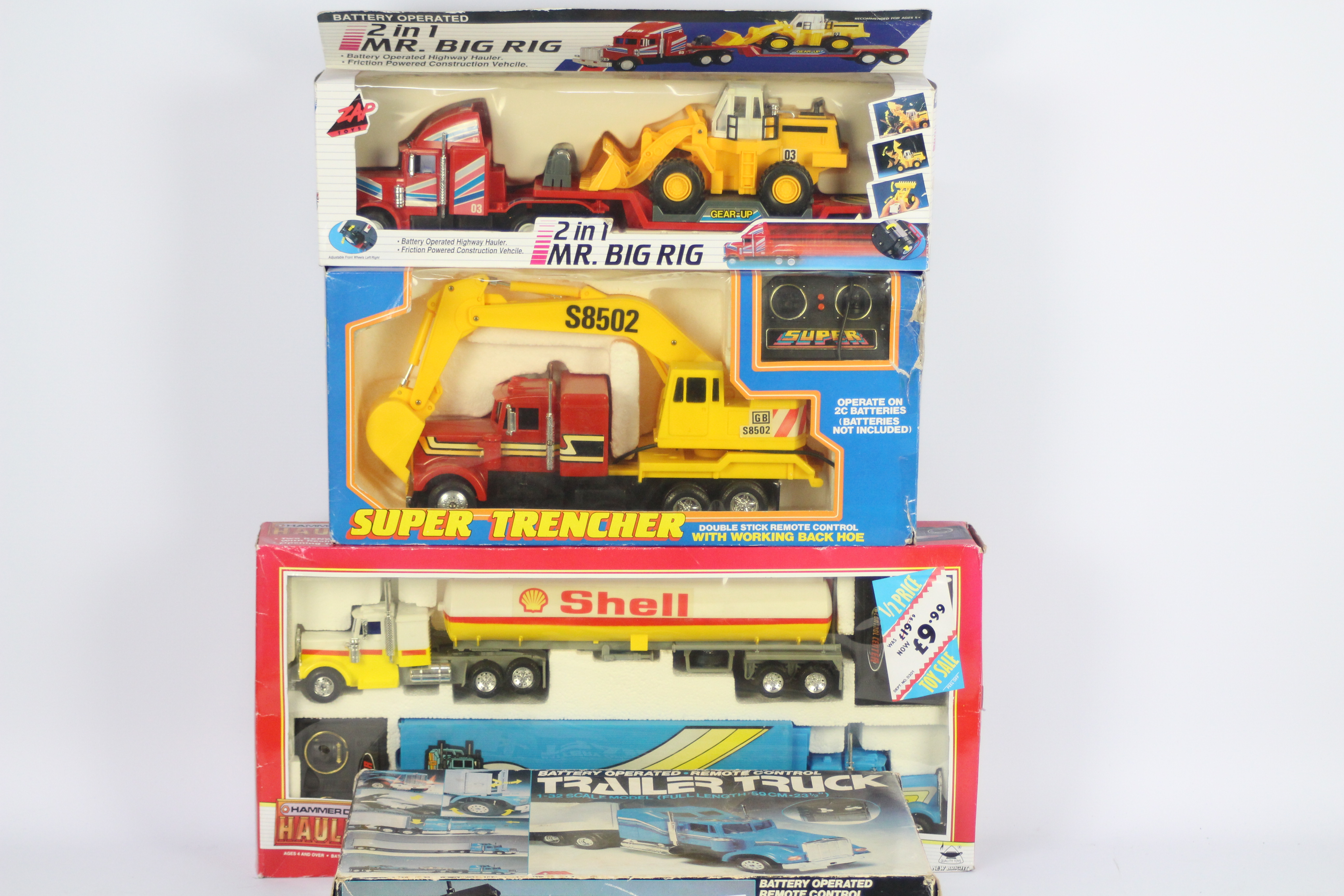 New Bright - GB Toy - Zap Toys - 4 x boxed vintage American style trucks including a friction - Image 2 of 3