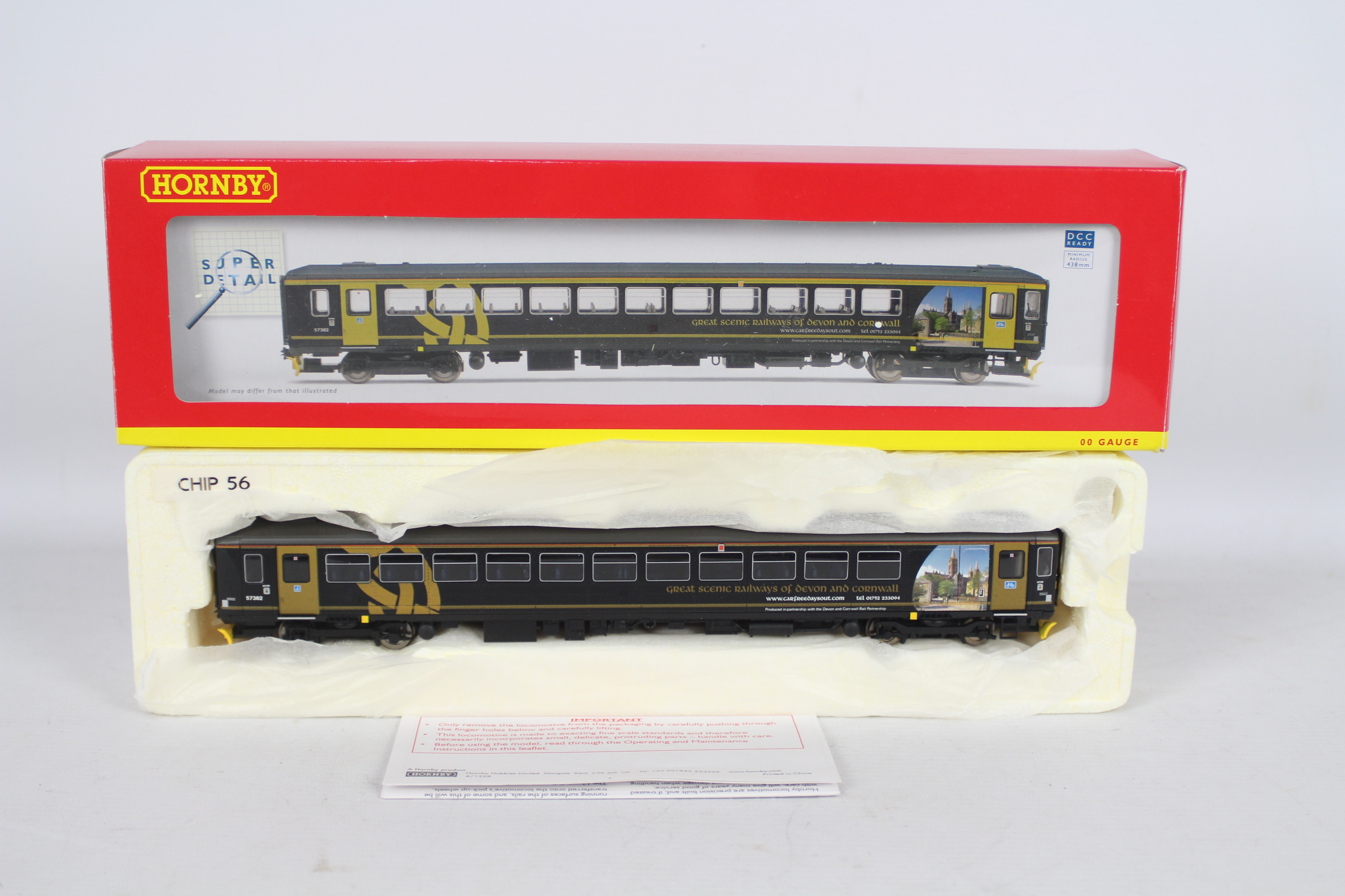 Hornby - A boxed DCC READY Hornby 'Super Detail' R2866 Wessex Trains Class 153 DMU OP.No. '153382'.