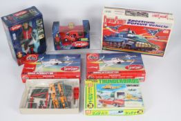 Airfix - Jimai - Corgi - Carlton - 6 x Thunderbirds and Captain Scarlet related items including