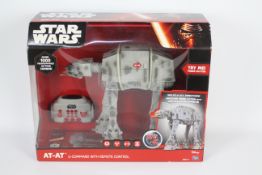 Thinkway Toys - Star Wars - A factory sealed boxed AT-AT U-Command with remote control # 13435.