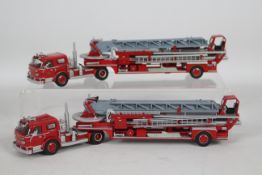 Code 3 Collectibles - 2 x unboxed limited edition models in 1:64 scale in FDNY livery,