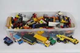 Matchbox, Corgi, Tonka, Other - In excess of 50 unboxed diecast and plastic model vehicles.