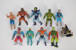 Mattel - He-Man - A collection of vintage He-Man action figures including Faker, Skeletor, Hydron,