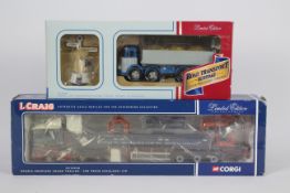 Corgi - A pair of boxed Corgi Limited Edition 1:50 scale diecast model trucks.