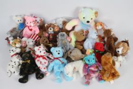 Ty Beanies - A quantity of 30 x Ty Beanie Babies and Buddies - Lot includes a 'Pinta' Beanie Baby,