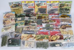 Airfix - 27 x unopened carded model kits including 00 scale Army Half Track M3 Truck # A13,