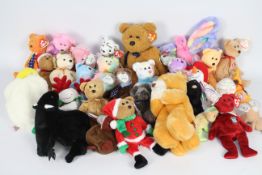 Ty Beanies - A quantity of 30 x Ty Beanie Babies and Buddies - Lot includes a Ty Beanie Baby bear,